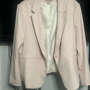 Baby pink blazer